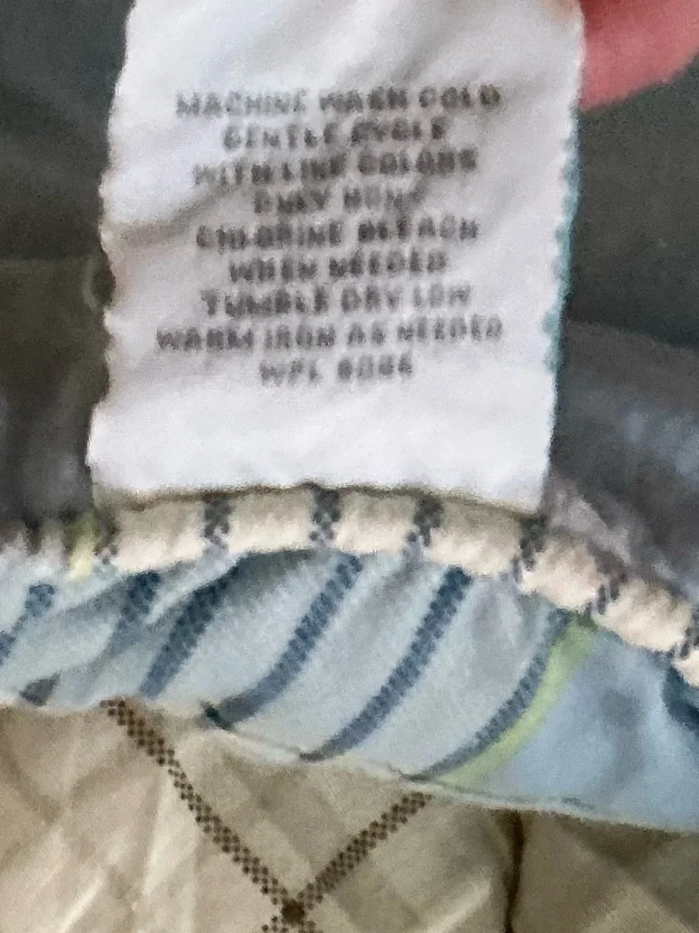 EUC Vintage Martha Stewart Blue Plaid Comforter
